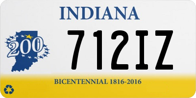 IN license plate 712IZ