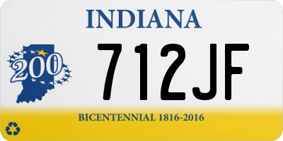 IN license plate 712JF