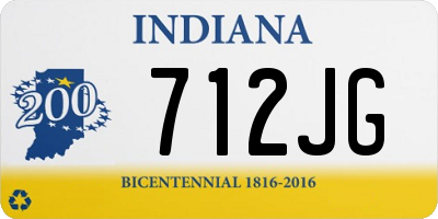 IN license plate 712JG