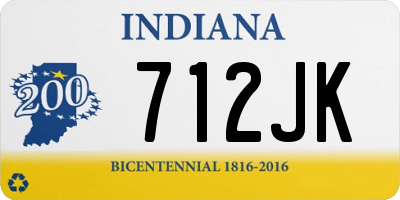 IN license plate 712JK