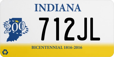 IN license plate 712JL