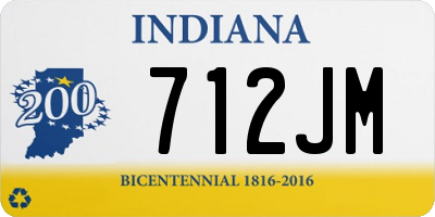 IN license plate 712JM