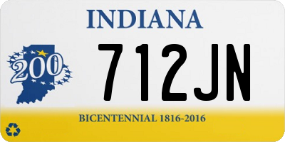 IN license plate 712JN