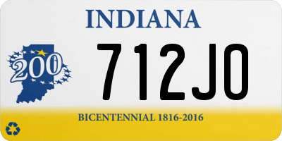IN license plate 712JO
