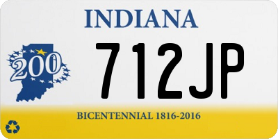 IN license plate 712JP