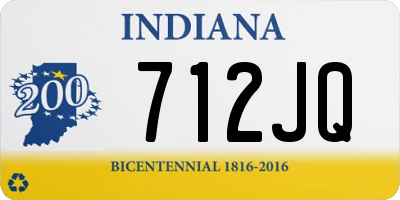 IN license plate 712JQ