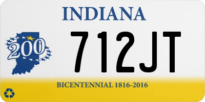 IN license plate 712JT