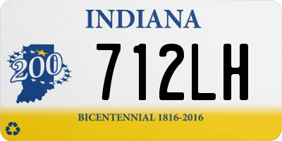 IN license plate 712LH