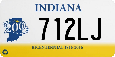 IN license plate 712LJ