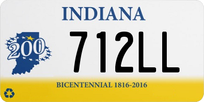 IN license plate 712LL