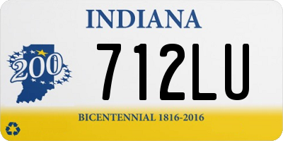 IN license plate 712LU