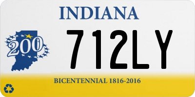 IN license plate 712LY