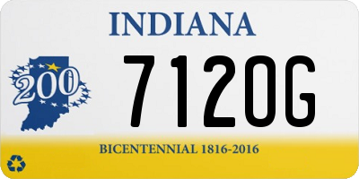 IN license plate 712OG