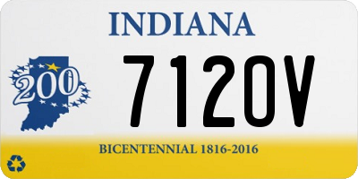 IN license plate 712OV