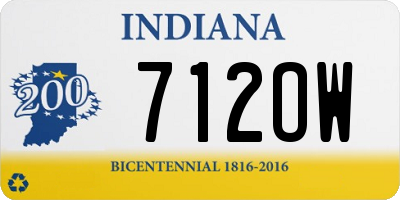 IN license plate 712OW