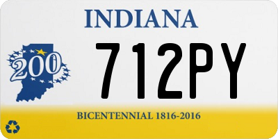 IN license plate 712PY