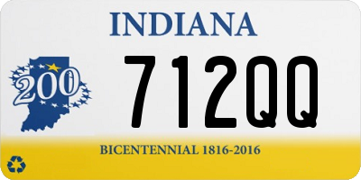 IN license plate 712QQ