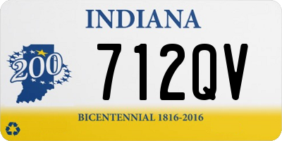 IN license plate 712QV