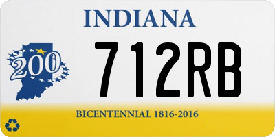 IN license plate 712RB