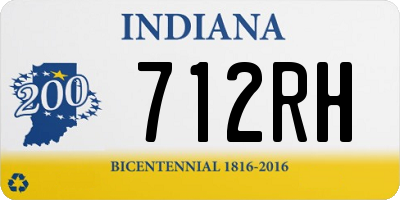 IN license plate 712RH