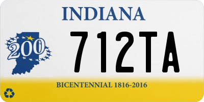 IN license plate 712TA