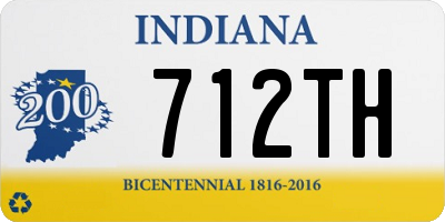 IN license plate 712TH