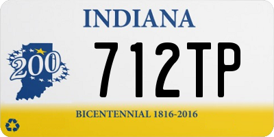 IN license plate 712TP