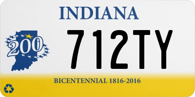 IN license plate 712TY