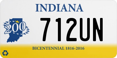 IN license plate 712UN