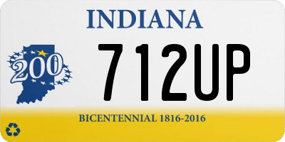 IN license plate 712UP