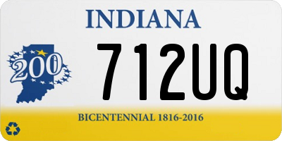 IN license plate 712UQ