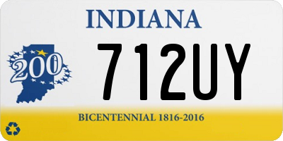 IN license plate 712UY