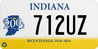 IN license plate 712UZ