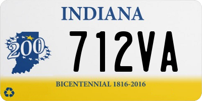 IN license plate 712VA