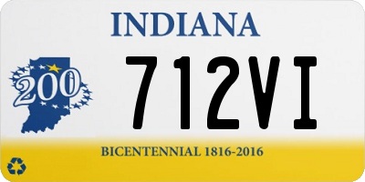 IN license plate 712VI