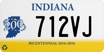 IN license plate 712VJ