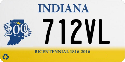 IN license plate 712VL