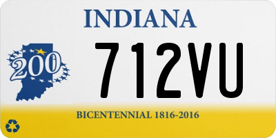 IN license plate 712VU