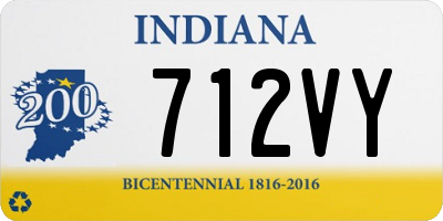 IN license plate 712VY