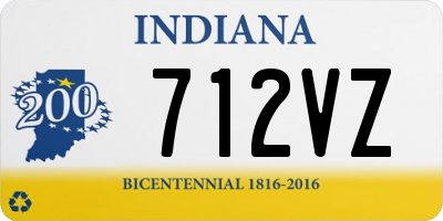 IN license plate 712VZ