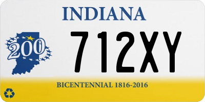 IN license plate 712XY