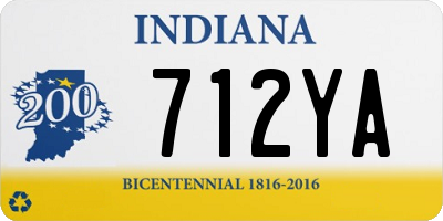 IN license plate 712YA