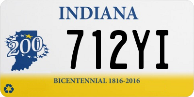 IN license plate 712YI