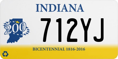 IN license plate 712YJ