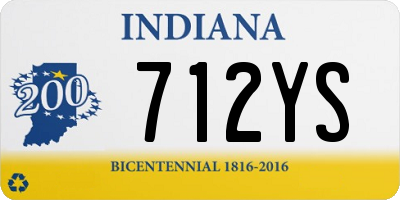 IN license plate 712YS