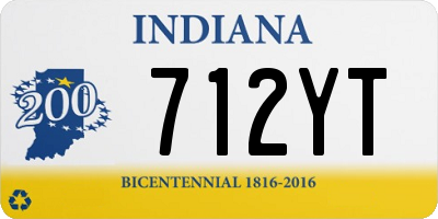 IN license plate 712YT