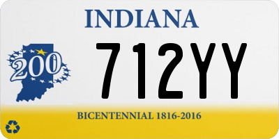 IN license plate 712YY