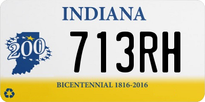 IN license plate 713RH