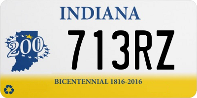 IN license plate 713RZ