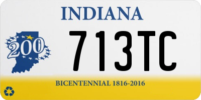 IN license plate 713TC